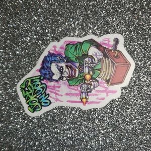 DC COMICS Batman Joker Waterproof Sticker Jack in the Box